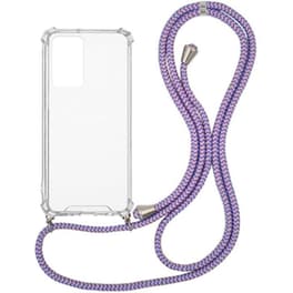 Θήκη Xiaomi Redmi Note 12 Pro 4G - Sonique Armor Clear Με Κορδόνι  - Λιλά