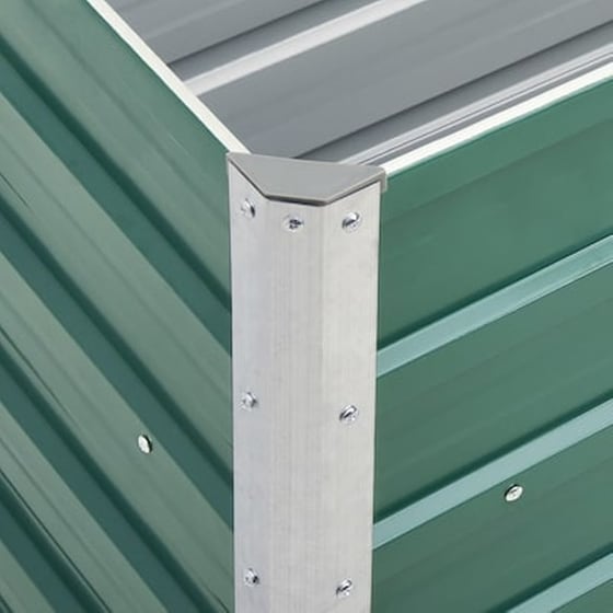 Vidaxl Ζαρντινιέρα Κήπου Πράσινη 240x40x77 Εκ. Γαλβανισμένος Χάλυβας image 2