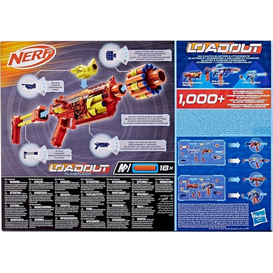 Εκτοξευτήρας Hasbro Nerf Loadout Flarefusion (G3142) image 9