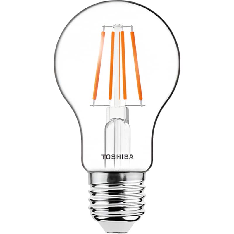 TOSHIBA Λάμπα LED Toshiba Filament A60 E27 4.5W 2200K - Θερμό Λευκό