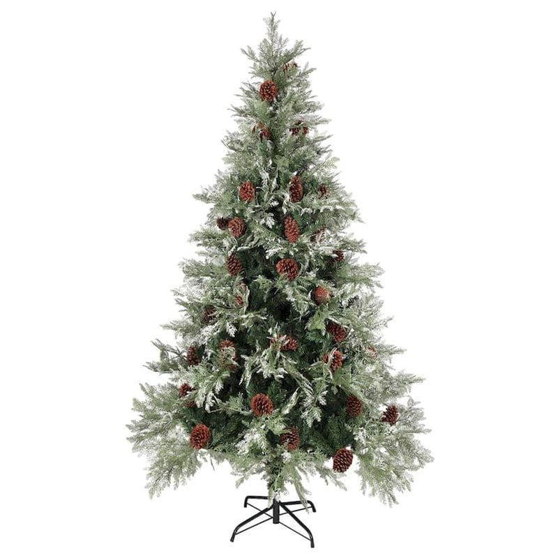 VIDAXL Χριστουγεννιάτικο Δέντρο VidaXL Στολισμένο 1.95m - Πράσινο/Λευκό