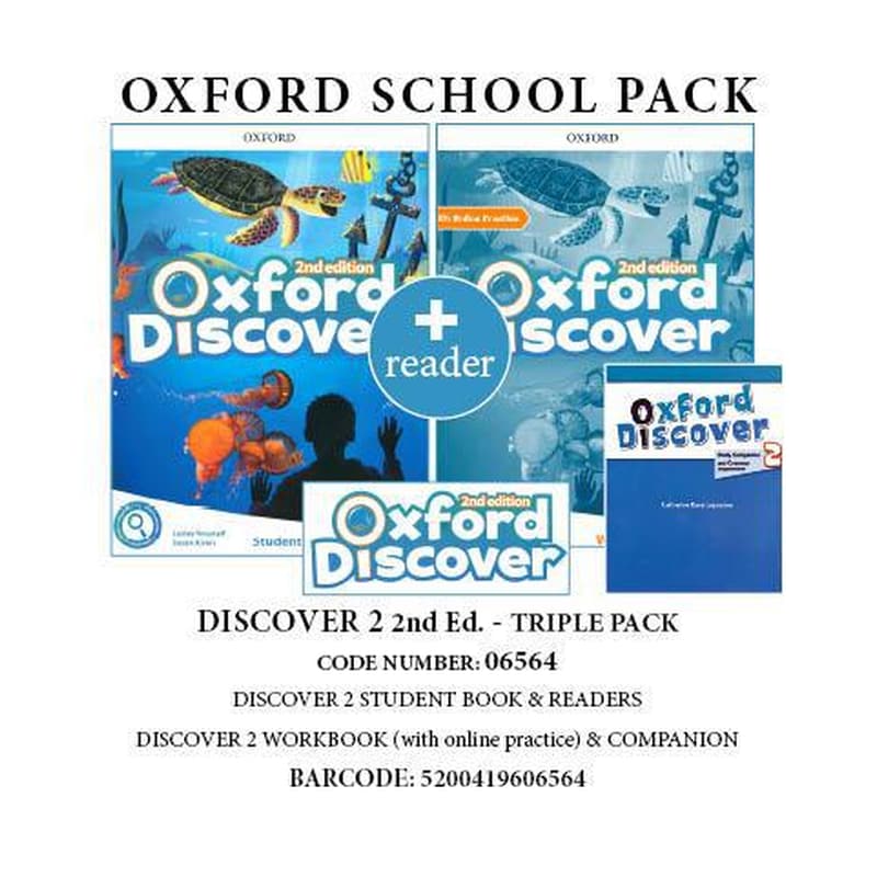 Discover 2 (2nd Ed) Triple Pack -06564