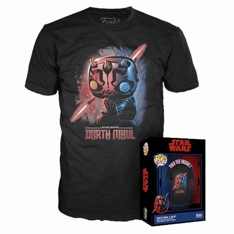 Funko Pop! Tees - Star Wars - Darth Maul (Large)