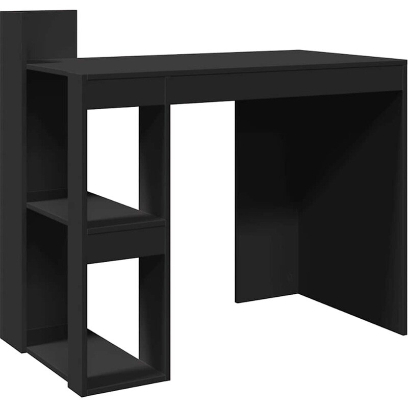 Γραφείο VidaXL από Επεξεργασμένο Ξύλο 103,5x56,5x94 cm - Μαύρο