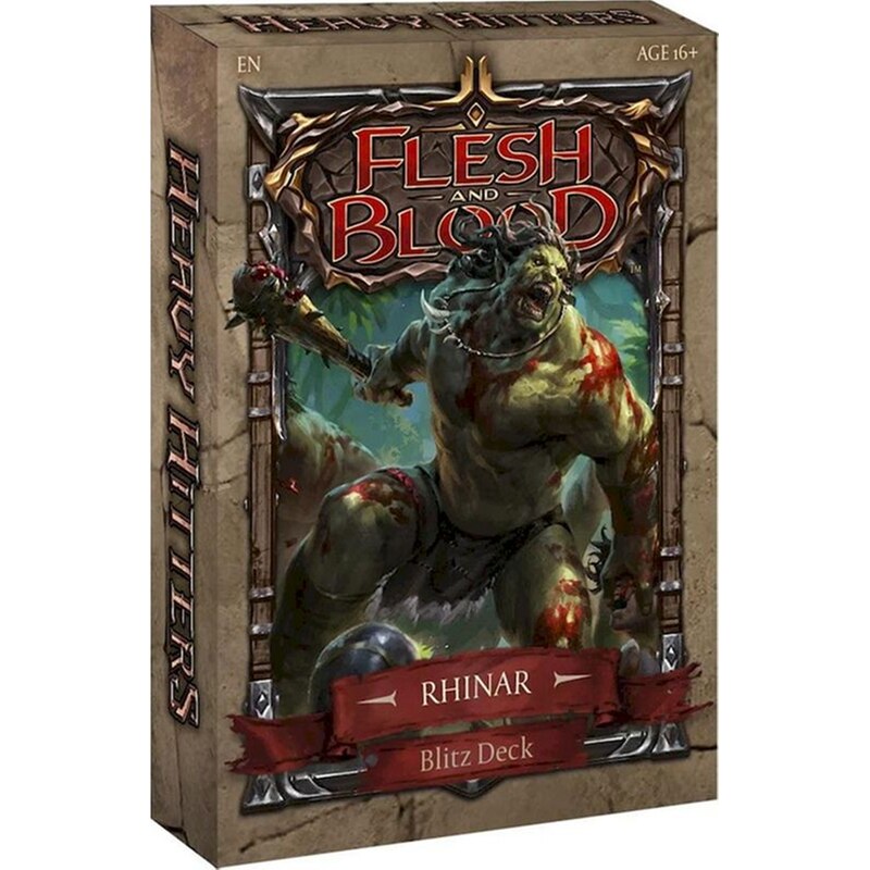 Flesh And Blood Tcg - Heavy Hitters Blitz Deck (Rhinar)