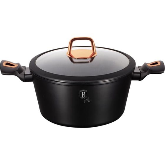Κατσαρόλα BERLINGER HAUS BH-8165 24 cm 4.1 L Μαύρο image 0