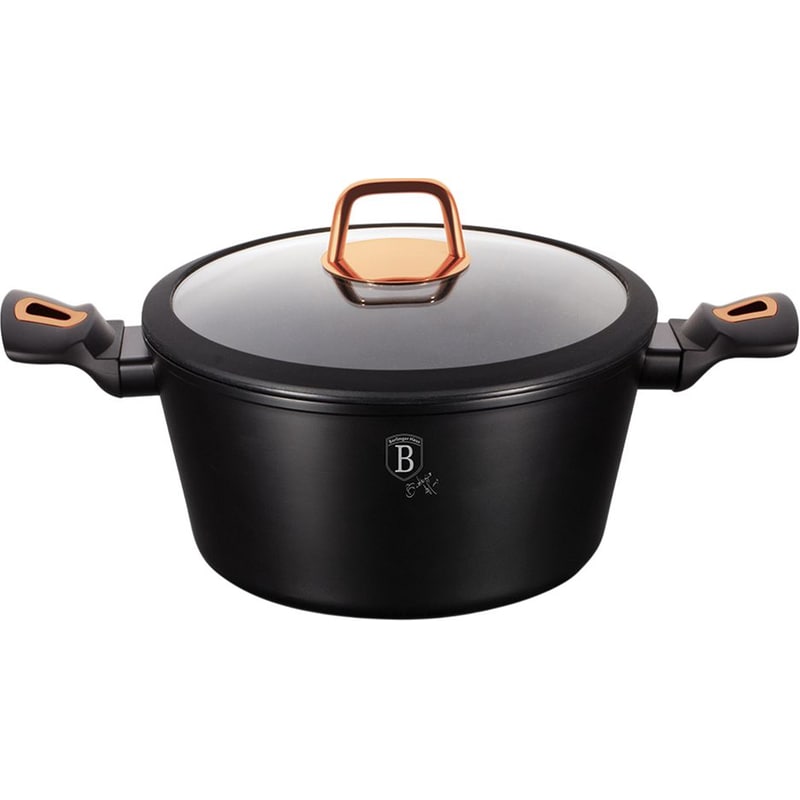 Κατσαρόλα BERLINGER HAUS BH8165 24 cm 4.1 L Μαύρο BERLINGER HAUS