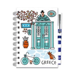 ATP Τετράδιο Σπιράλ & Στυλό Greece