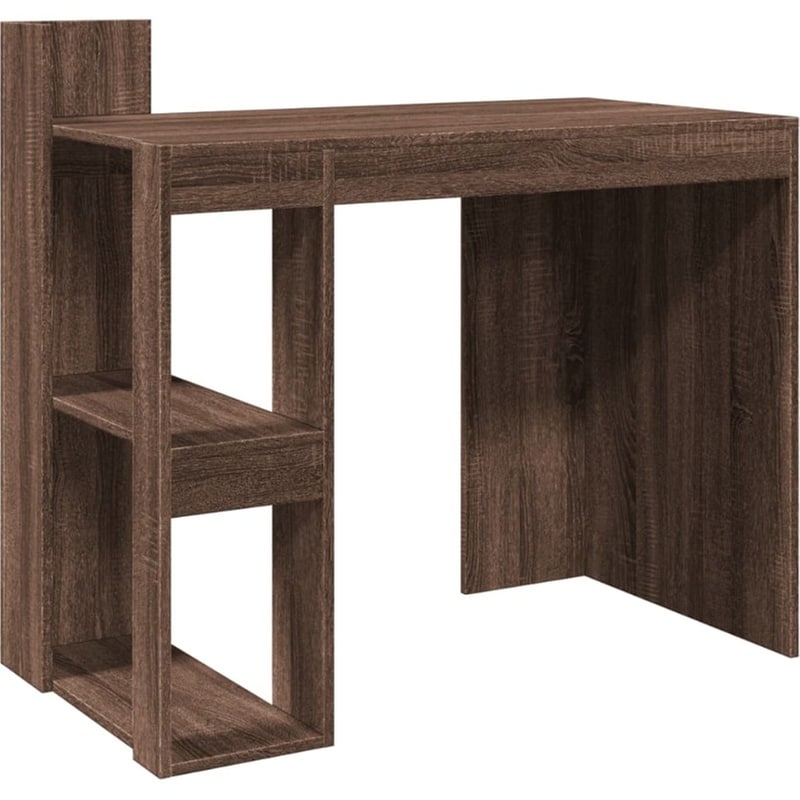 Γραφείο VidaXL από Επεξεργασμένο Ξύλο 103,5x56,5x94 cm - Καφέ Δρυς