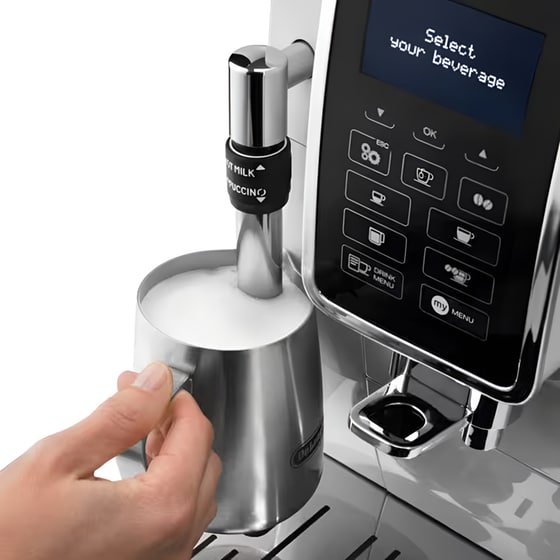 DELONGHI Dinamica ECAM350.35.W 1450W 15bar Μηχανή Espresso image 1
