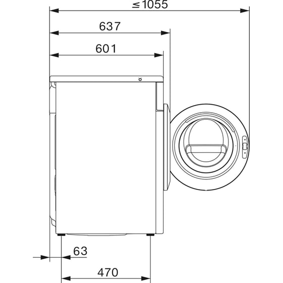 MIELE WTD160 με WiFi 8/5 kg 1.500 Στροφές με WiFi Λευκό Πλυντήριο Στεγνωτήριο image 5