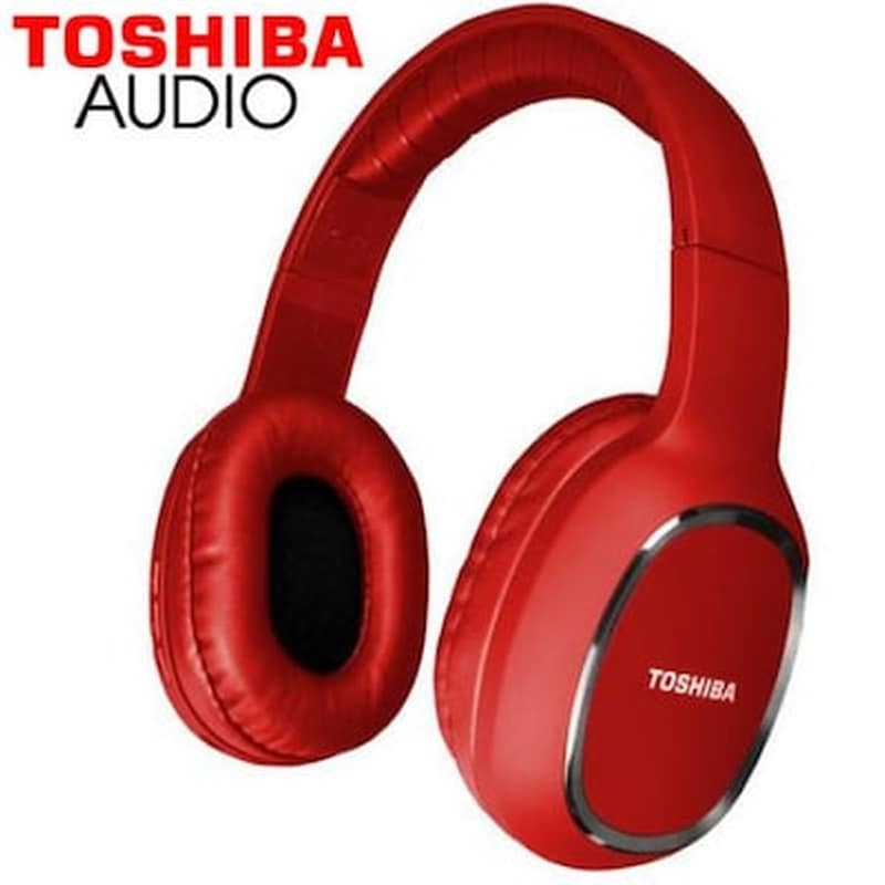 TOSHIBA Ασύρματα Ακουστικά Κεφαλής Toshiba RZE-BT160H - Κόκκινο