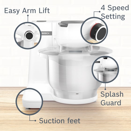 Κουζινομηχανή BOSCH MUM SERIE 2 MUMS2EW30 700 W 3.8 L Λευκό image 6
