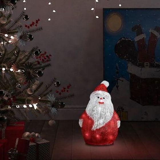 Χριστουγεννιάτικος Διακοσμητικός Άγιος Βασίλης από Ακρυλικό 28cm image 5