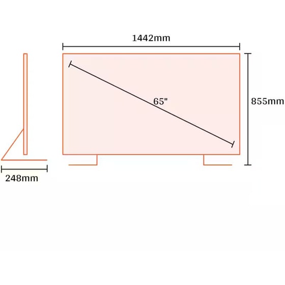 Sony BRAVIA 8 OLED 65" 4K HDR Google Smart Τηλεόραση K65XR80PAEP image 1