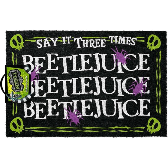 Πατάκι Εισόδου Grupo Erik Beetlejuice (Σκαθαροζούμης) 60x40 cm - Πολύχρωμο image 0