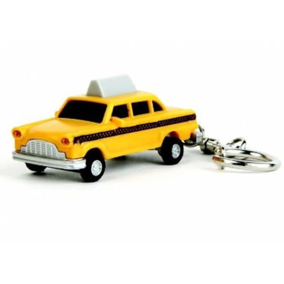 Μπρελόκ Kikkerland Taxi LED Keychain Κίτρινο image 1