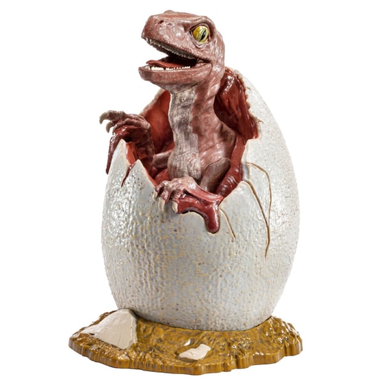 The Noble Collection Jurassic Park Φιγούρα Baby Velociraptor In Egg image 0