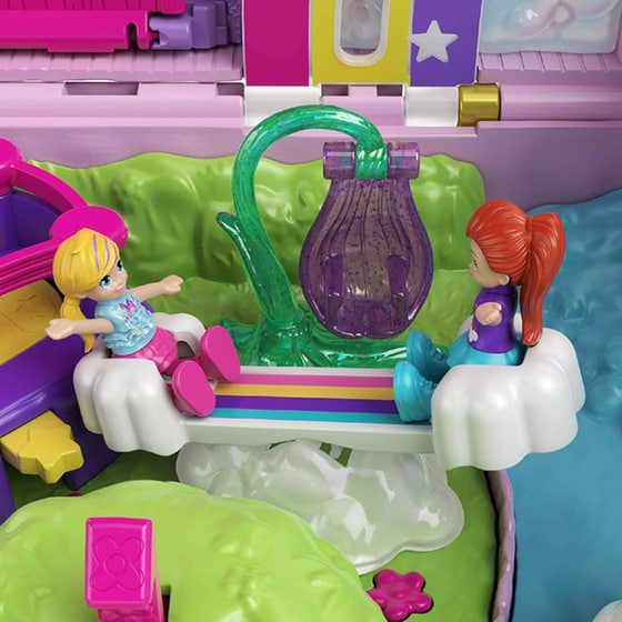 Παιχνιδολαμπάδα Mattel Polly Pocket Unicorn Party Μονόκερος Πινιάτα (GVL88) image 5