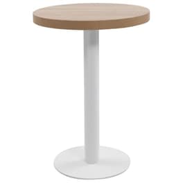 Vidaxl Τραπέζι Bistro Ανοιχτό Καφέ 60 Εκ. Από Mdf