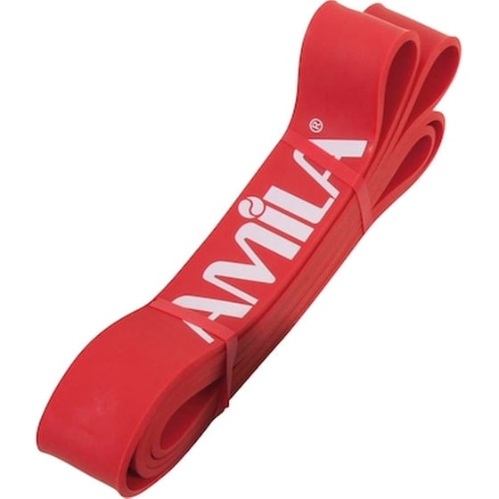 Λάστιχο Γυμναστικής Amila Loop Band Πολύ Σκληρό - Κόκκινο image 0