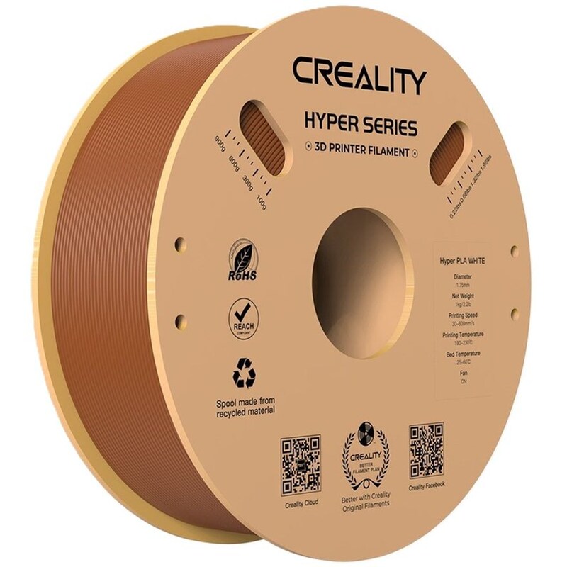 CREALITY Νήμα 3D Εκτυπωτή HYPER PLA 1kg 1.75mm - Καφέ