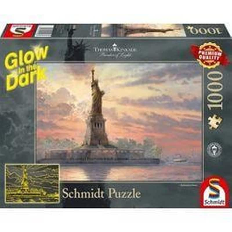 SCHMIDT SPIELE Παζλ Statue Of Liberty At Dusk (59498) Schmidt Spiele (1000 Κομμάτια)