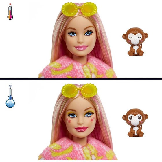 Κούκλα Barbie Cutie Reveal Jungle Series Μαϊμουδάκι (HKR01) image 3