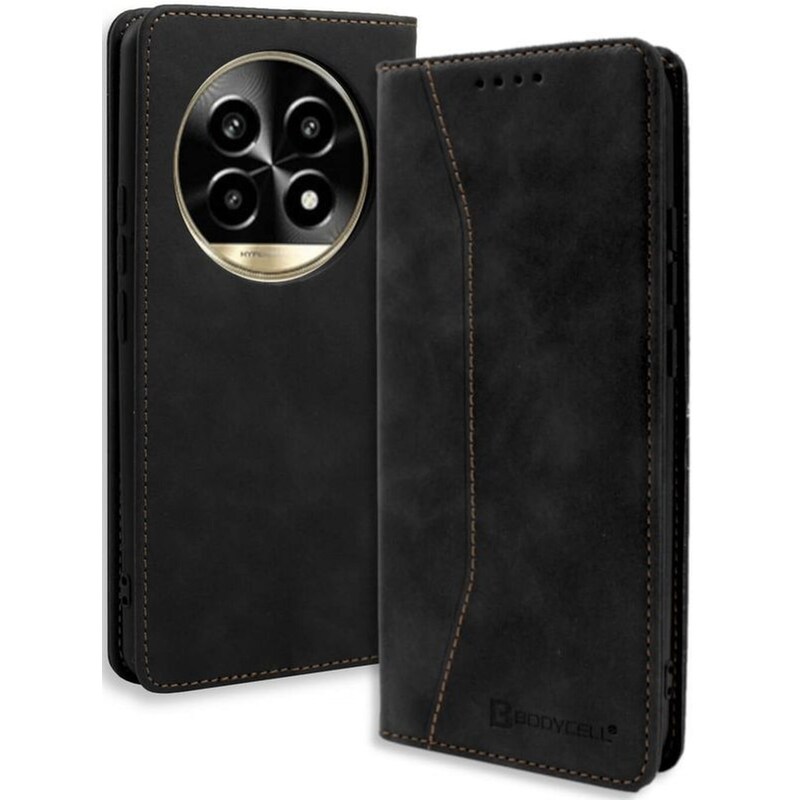 BODYCELL Θήκη Realme 13 Pro/13 Pro Plus - Bodycell Book Case Πορτοφόλι - Black