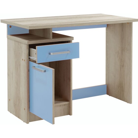 Γραφείο Εργασίας Looney Pakoworld Χρώμα Castillo-μπλε 100x55x75εκ – 123-000080 image 3
