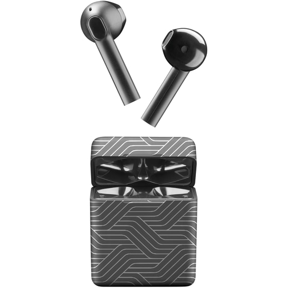 Ακουστικά Bluetooth Cellular Line Music Sound Grey + Powerbank Crystal Audio 10.000mAh - Μαύρα image 2
