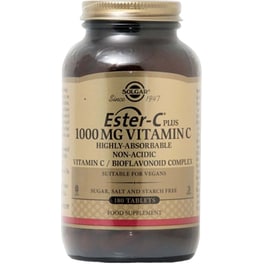 Solgar Ester-C Plus 1000mg - 180 ταμπλέτες