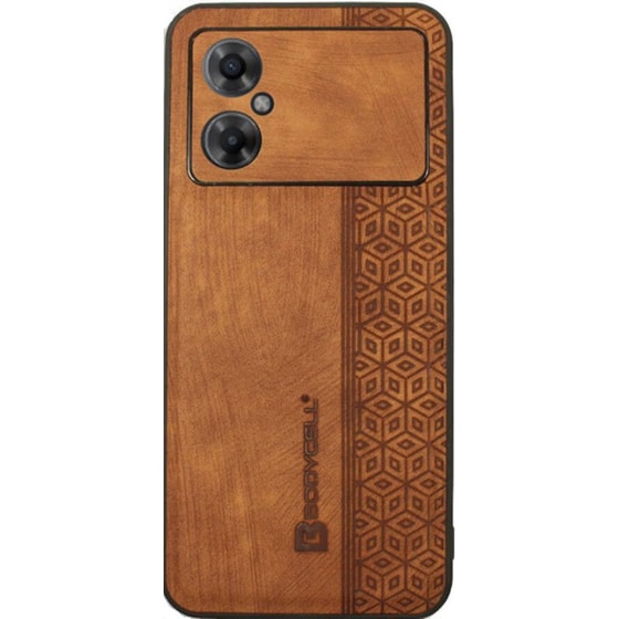 Θήκη Xiaomi Poco M4 5G - Bodycell Pattern Leather - Brown image 0