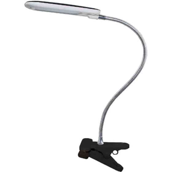 Φωτιστικό Γραφείου Aca Decor Baz LED 4000K Μεταλλικό με Κλιπ 7.5x16x43.5 cm - Μαύρο/Λευκό image 0
