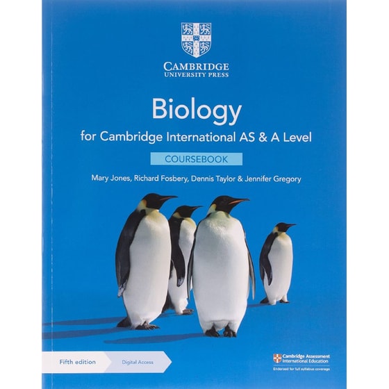 Cambridge International As & A Level Biology Coursebook With Digital Access (2 Years) 5th Edition image 0