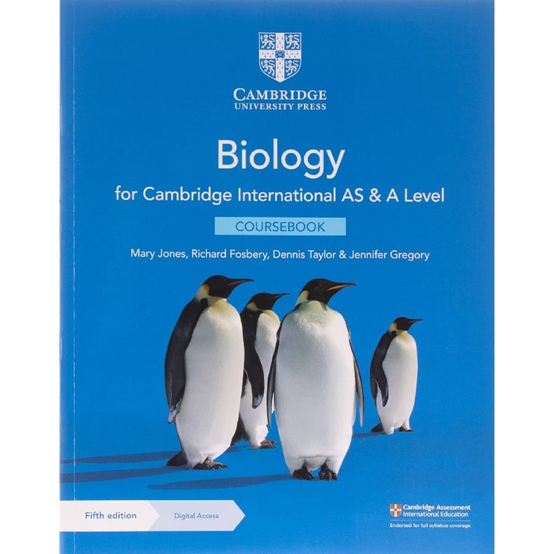 Cambridge International As A Level Biology Coursebook With Digital Access (2 Years) 5th Edition