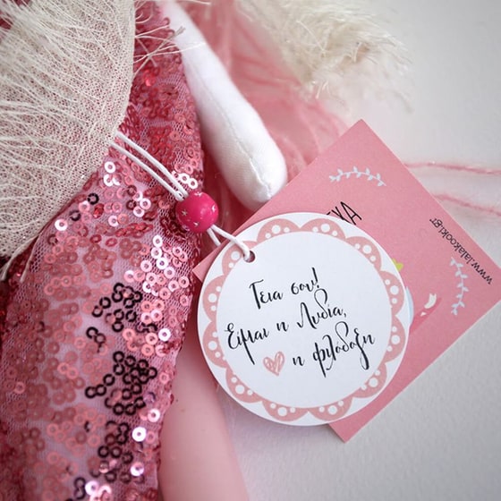 Λαμπάδα LALAKOOKI Λυδία η Φιλόδοξη - Ροζ image 1