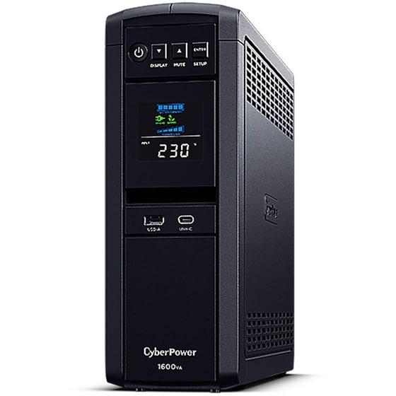 UPS Cyberpower CP1600EPFCLCD 1600 VA / 1000 W Μαύρο image 3
