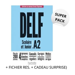 Super Pack Delf Scolaire & Junior A2 Nouveau Methode