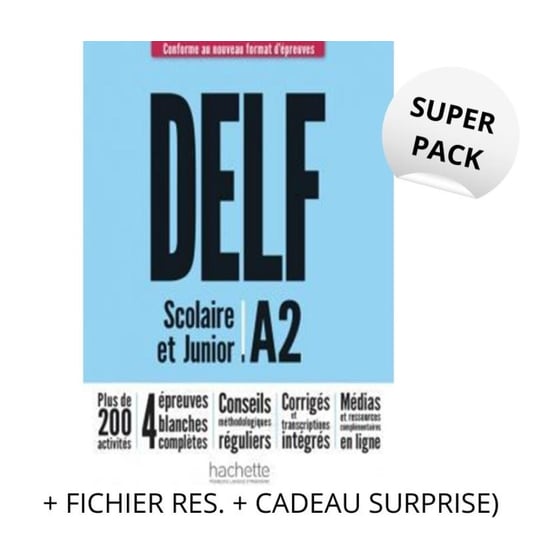 Super Pack Delf Scolaire & Junior A2 Nouveau Methode image 0