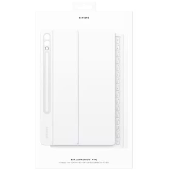 Samsung Book Πληκτρολόγιο για Galaxy Tab S9+/S9FE+/S10+ - Λευκό image 10