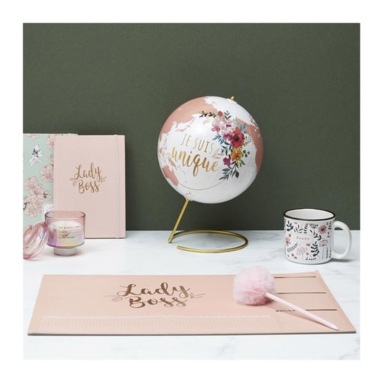 Διακοσμητική Υδρόγειος Σφαίρα Home Deco Factory με Μεταλλική Βάση Hd2282 29 cm - Πολύχρωμη image 3