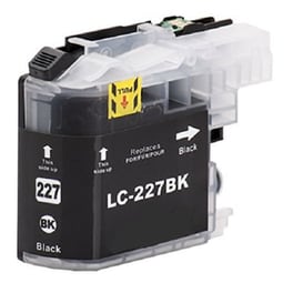 Συμβατό Brother Lc227XL Μαύρο Μελάνι Εκτυπωτή
