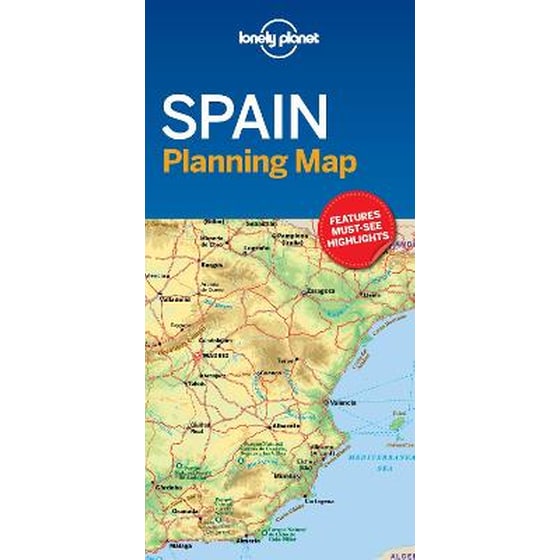 Lonely Planet Spain Planning Map image 0