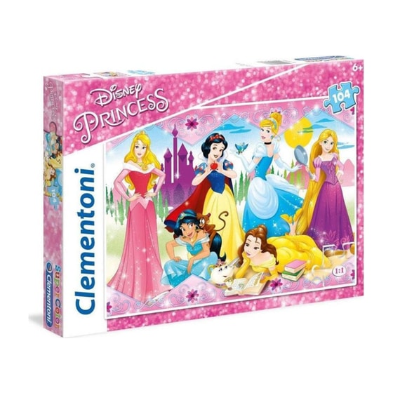 Παιδικό Παζλ Clementoni Super Color Princess (104 Κομμάτια) image 0