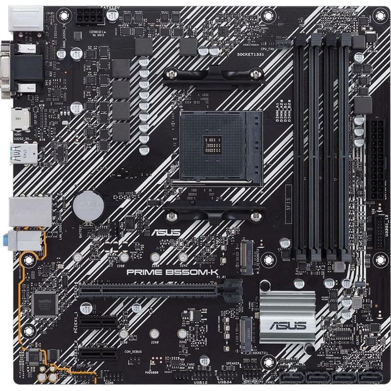 ASUS Asus Prime B550M-K AMD B550 Micro ATX με Socket AMD AM4