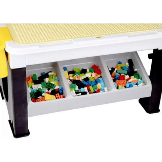 Eddy Toys Παιδικό Τραπέζι Κατασκευής Με Τουβλάκια 300 Τμχ image 1