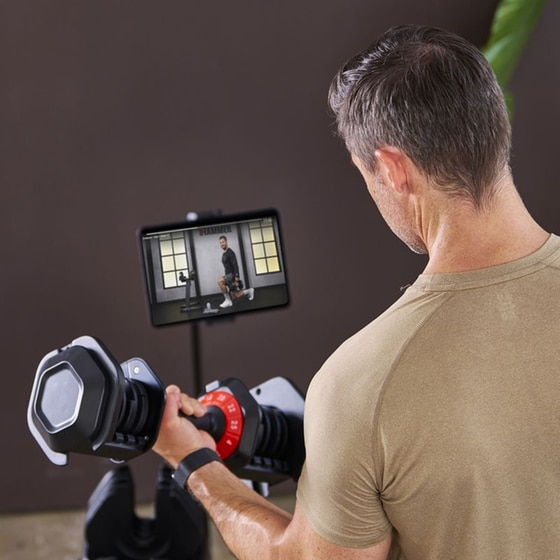 Αλτήρας HAMMER STRONGLOCK 4.0 25KG Με Ρυθμιζόμενους Δίσκους Μαύρος image 3