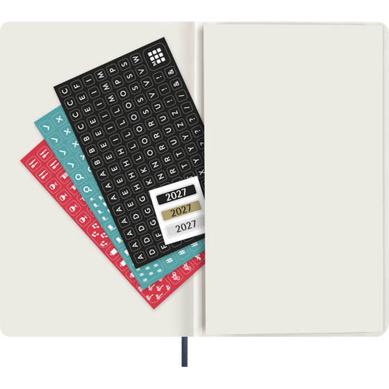 Ημερολόγιο Εβδομαδιαίο 2027 Moleskine 12M L Soft Cover Μπλε image 4