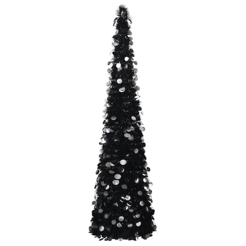 Χριστουγεννιάτικο Δέντρο VidaXL Pop-Up Slim 1.50m - Μαύρο